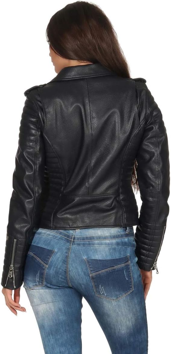 Hollert Damen Lederjacke GRAZA Lammnappa Echtlederjacke Bikerjacke Übergangsjacke versch, Farben Sch