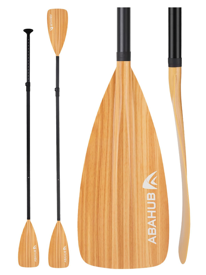 Abahub SUP Paddel / 2 in 1 Sup Kajak Paddel Aluminium Einstellbares Stand Up Paddle für Paddleboard,