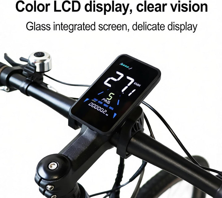 LCD-Bildschirme für Elektrofahrräder, NC-81F, wasserdicht, Armaturenbrett, Computer, E-Bike-Panel, A