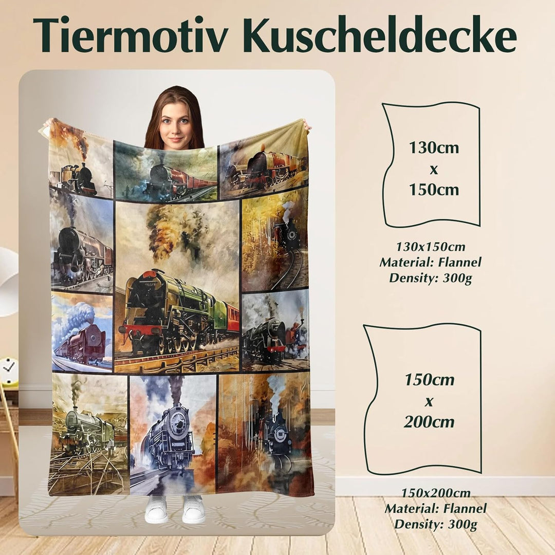 Traktormotiv Kuscheldecke für Kinder, Traktormotiv Weich Bequem Kunstfell Decke, Kuscheldecken für C