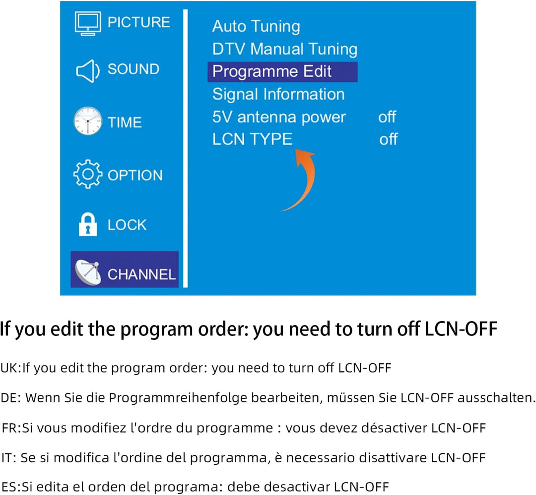 KCR 20 Zoll Freeview LED-Fernseher, integrierter digitaler DVB-T2 TV-Tuner, AV-Eingang, HDMI/VGA-Ein