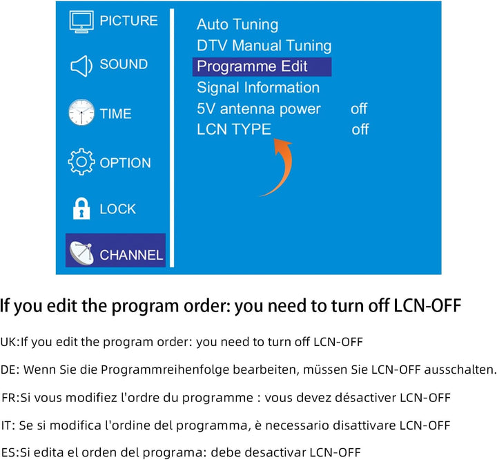 KCR 20 Zoll Freeview LED-Fernseher, integrierter digitaler DVB-T2 TV-Tuner, AV-Eingang, HDMI/VGA-Ein
