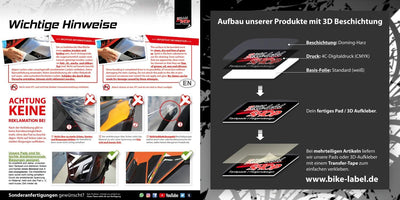 BIKE-label Tankpad Set Tankschutz Grün kompatibel für Kawasaki Z900-850021VA