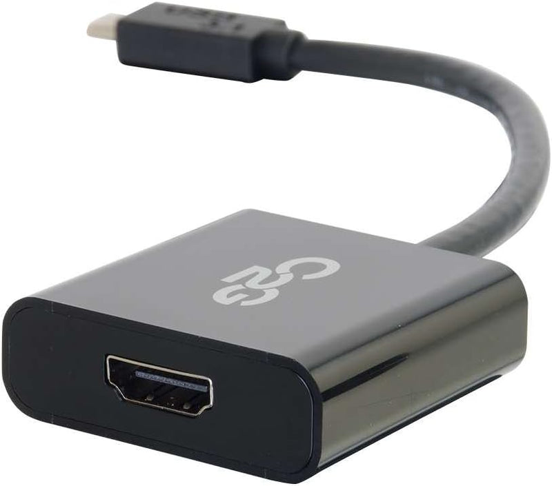 C2G USB C 3. 1 to HDMI 4K Audio & Video Adapter - Schwarz - Suitable for use with MacBook Pro, iPad