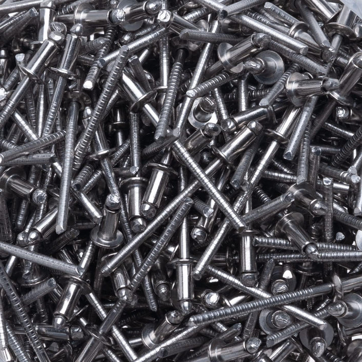 3.2mm x 8mm Blindniete von Keple, Blinde Pop-Nieten, 500 Stück – Edelstahlnieten für Metall,Blindnie
