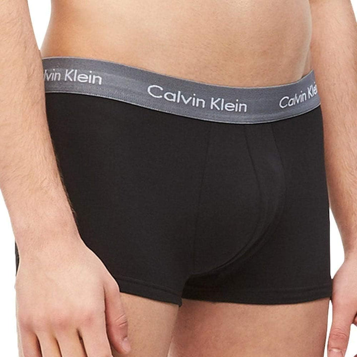 Calvin Klein Herren 3er Pack Boxershorts Low Rise Trunks Unterwäsche S Astralaura/Corsair/Grey Smoke