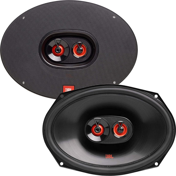 JBL Club 9632-3-Wege Auto Lautsprecher Set 255 Watt KFZ Soundanlage 152x230 mm | 6x9 Zoll, Black & C