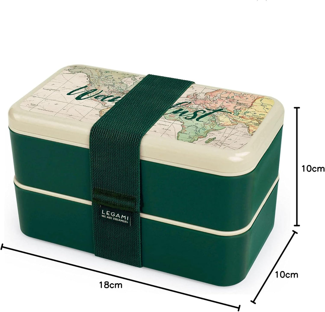 Legami - Lunchbox - Reisebox - Grün