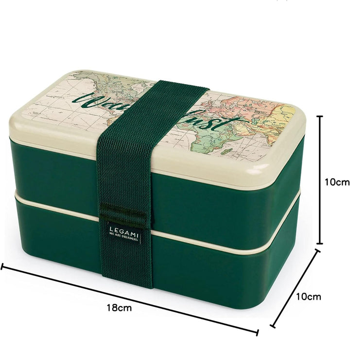 Legami - Lunchbox - Reisebox - Grün