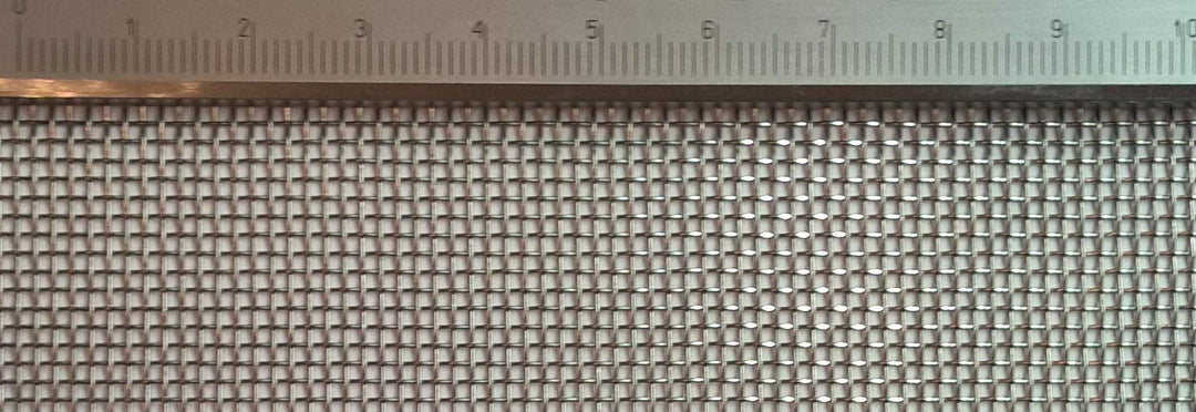 Edelstahl Drahtgewebe (V4A) mit 1,25mm maschenweite, 0,4mm drahtstärke. (16 Mesh) Masse: 1000mm x 10