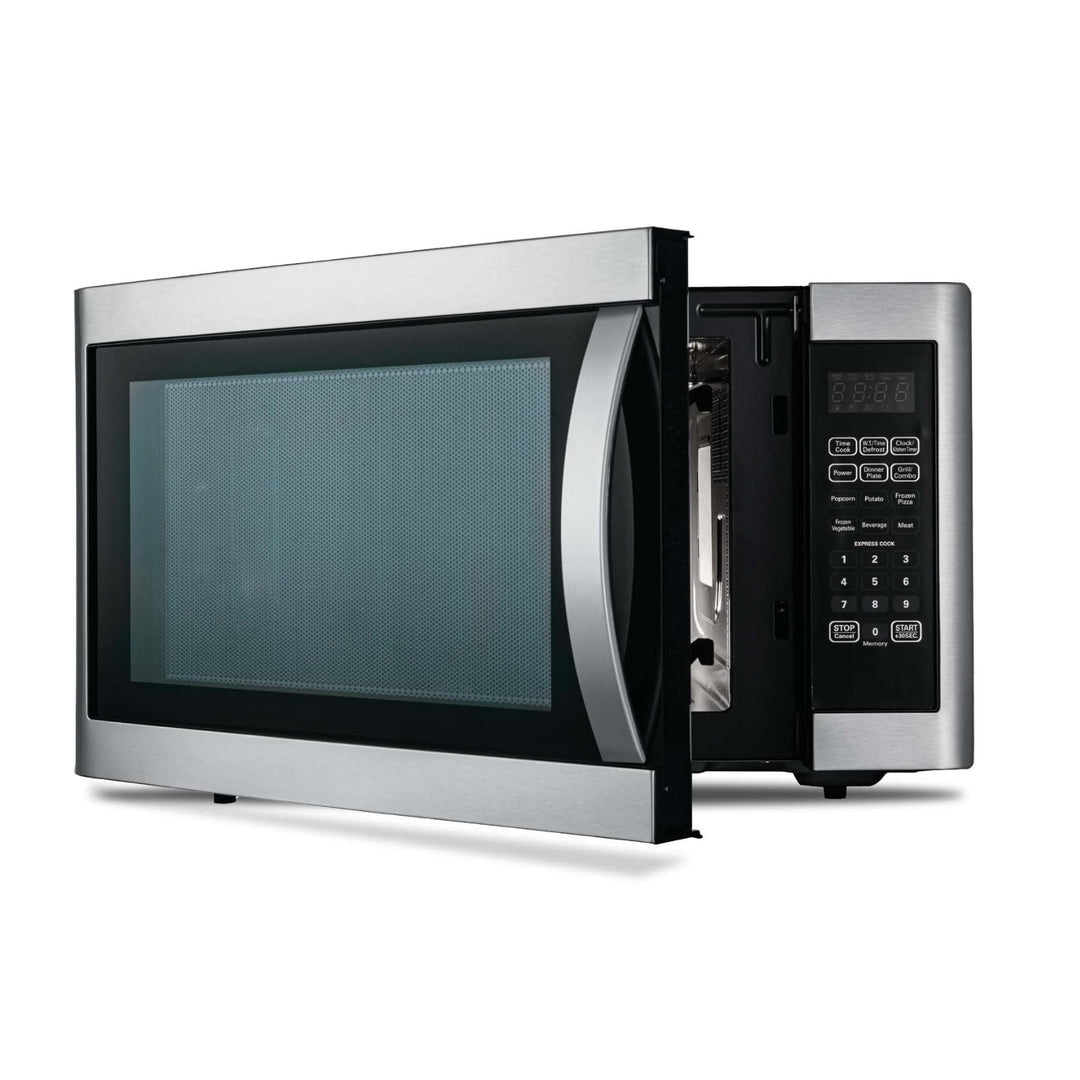 Mikrowelle mit Grill,Techomey 2-in-1 Mikrowelle,1100W microwellengerät,42L, bis 1400W Grill, Kombi-F