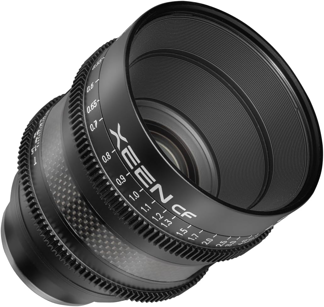 XEEN CF Cinema 50mm T1,5 Sony E Vollformat – professionelles Cine-Objektiv – Carbon Linsenzylinder –