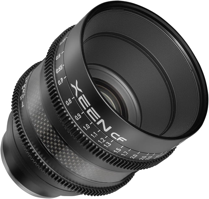 XEEN CF Cinema 50mm T1,5 Sony E Vollformat – professionelles Cine-Objektiv – Carbon Linsenzylinder –