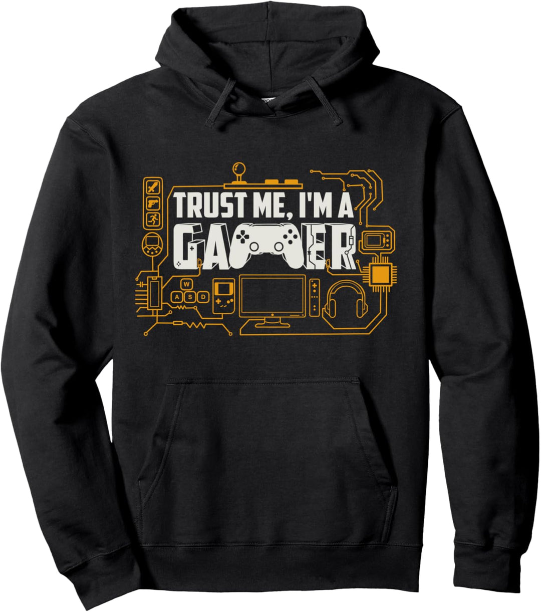 Gamer Zocker Games Pc - Lustiges Gaming Spruch Pullover Hoodie