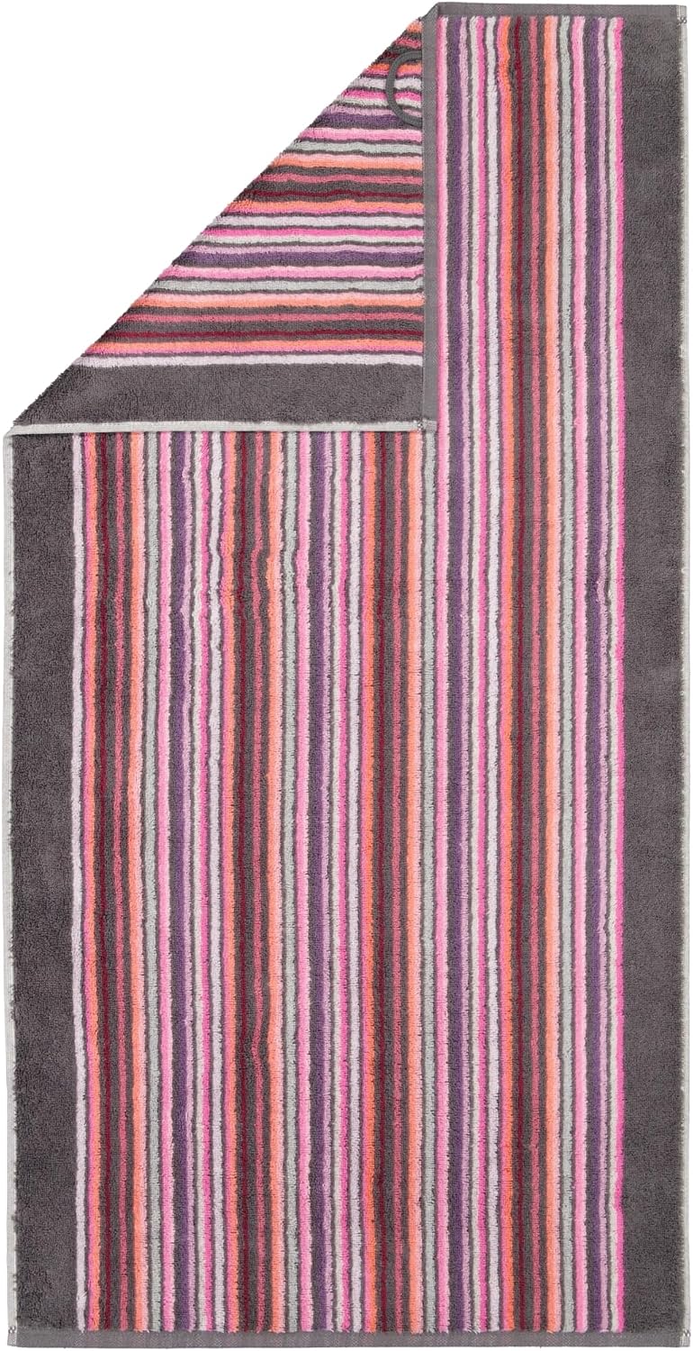 CAWÖ Home Handtücher Remake Streifen 2020 Beere-Multicolor - 17 Duschtuch 70x140 cm, Duschtuch 70x14