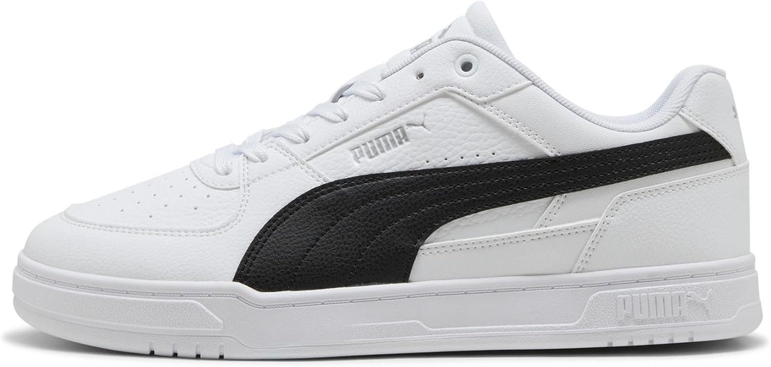 PUMA Unisex Caven IiiSneaker 36 EU Puma Weiss Puma Schwarz Puma Silber, 36 EU Puma Weiss Puma Schwar