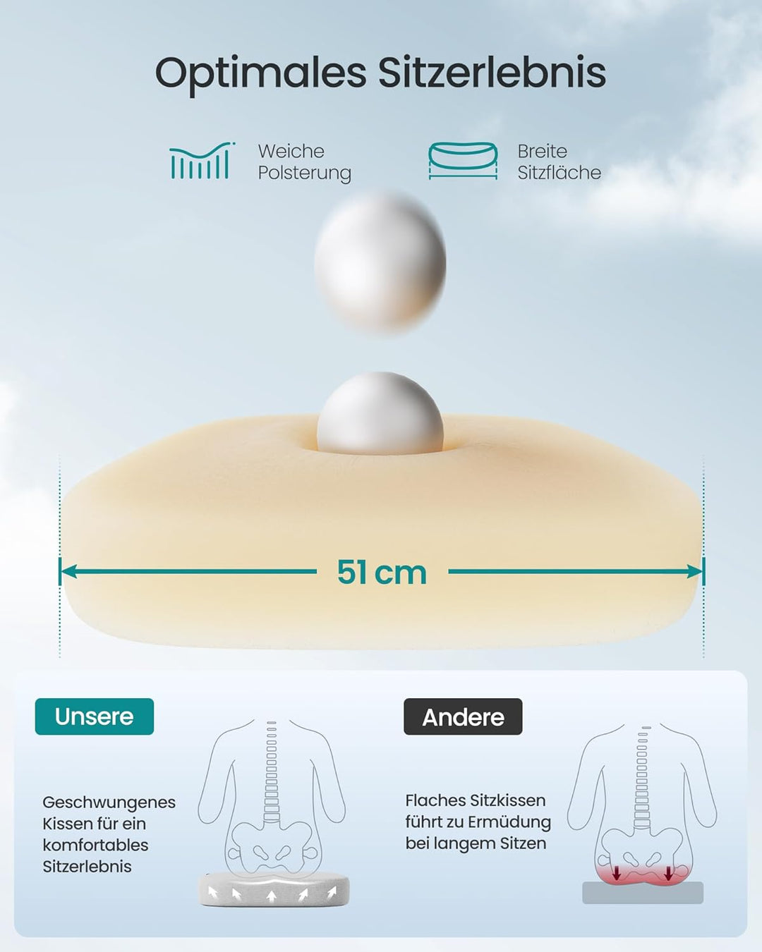 SONGMICS Bürostuhl ergonomisch, Drehstuhl mit Netzgewebe, Schreibtischstuhl mit Lendenstütze, Wippfu