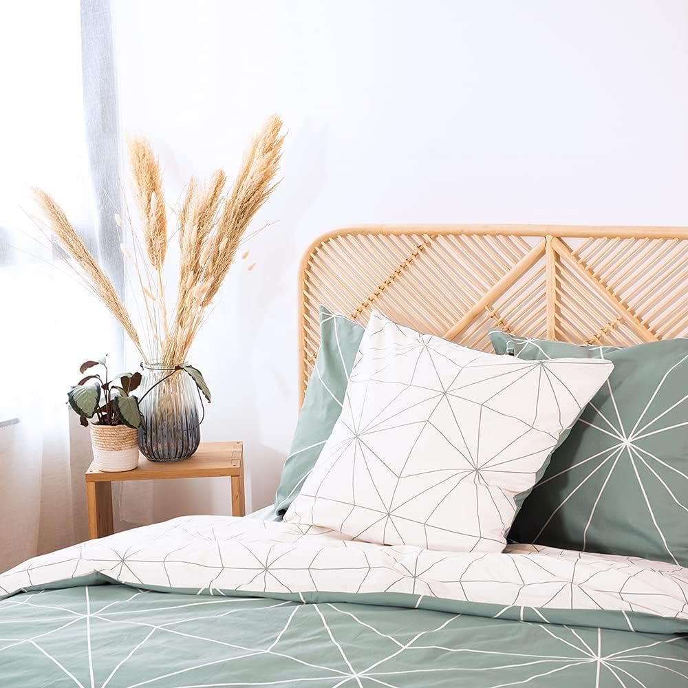 CÔTE DECO Bettwäsche mit Bettbezug 220 x 240 cm + 2 Kopfkissenbezüge 63 x 63 cm, Bettwäsche-Set für