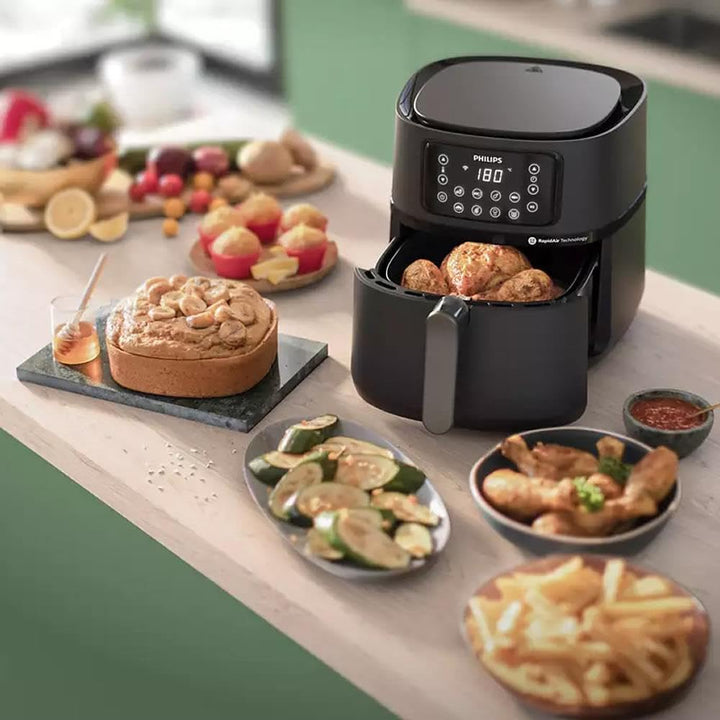 Ölfreie Fritteuse PHILIPS Connected Airfryer XXL HD9285/96 5000-Serie 7,2 l 6 Personen 16 Voreinstel