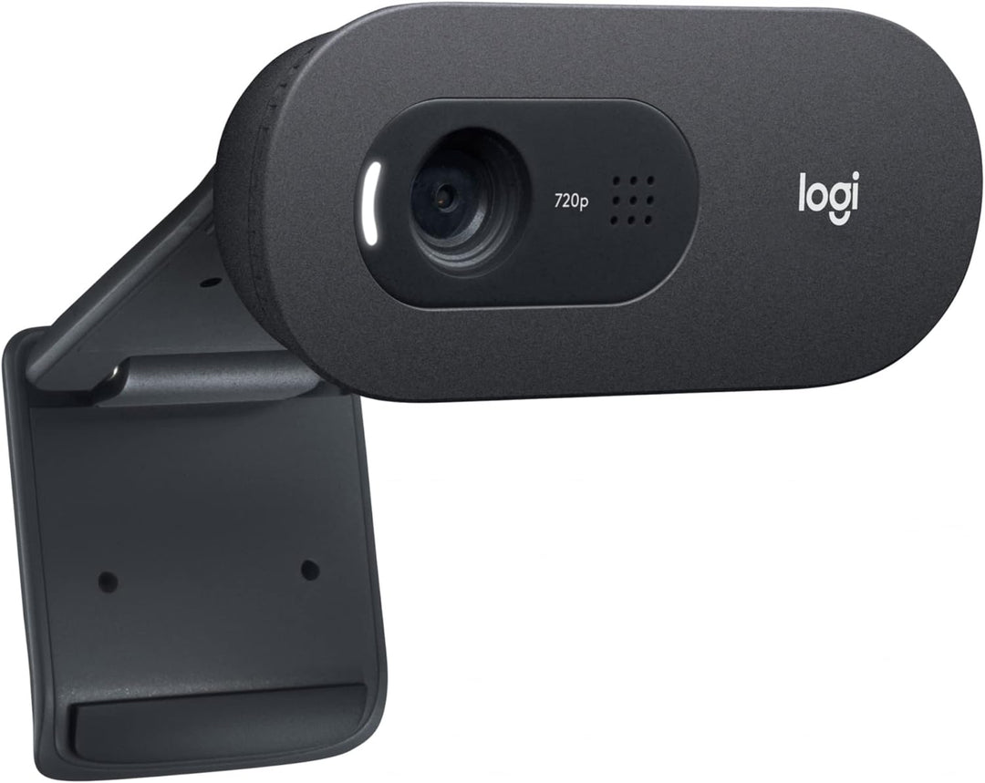 Logitech C505 HD Webcam, 720p externe USB Kamera für den Computer-Bildschirm mit Langstreckenmikrofo