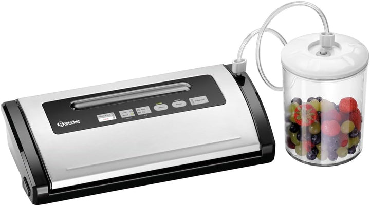 Bartscher Vakuumiergerät 305/15L – elektronisch gesteuert, -800 mbar, für Gastronomie, Edelstahl/Kun