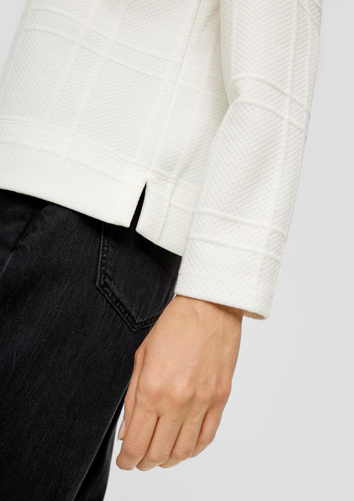 s.Oliver Sweatshirt mit Musterstruktur 46 0210, 46 0210