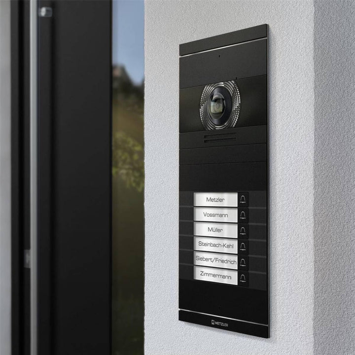 Metzler VDM10 2.0 Video Türsprechanlage, Sprechanlage Individuell konfigurierbar mit austauschbarem