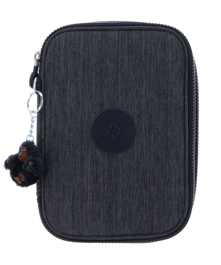 Kipling 100 PENS, Grosses Federmäppchen für bis zu 100 Stifte, 21 cm, 1.5 L, Marine Nary Marine Navy