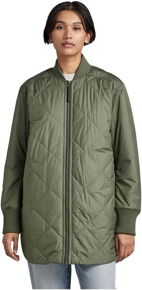 G-STAR Damen Padded Bomber Collar Jacke Jackets, Grün (Lt Hunter D22045-b958-8165)