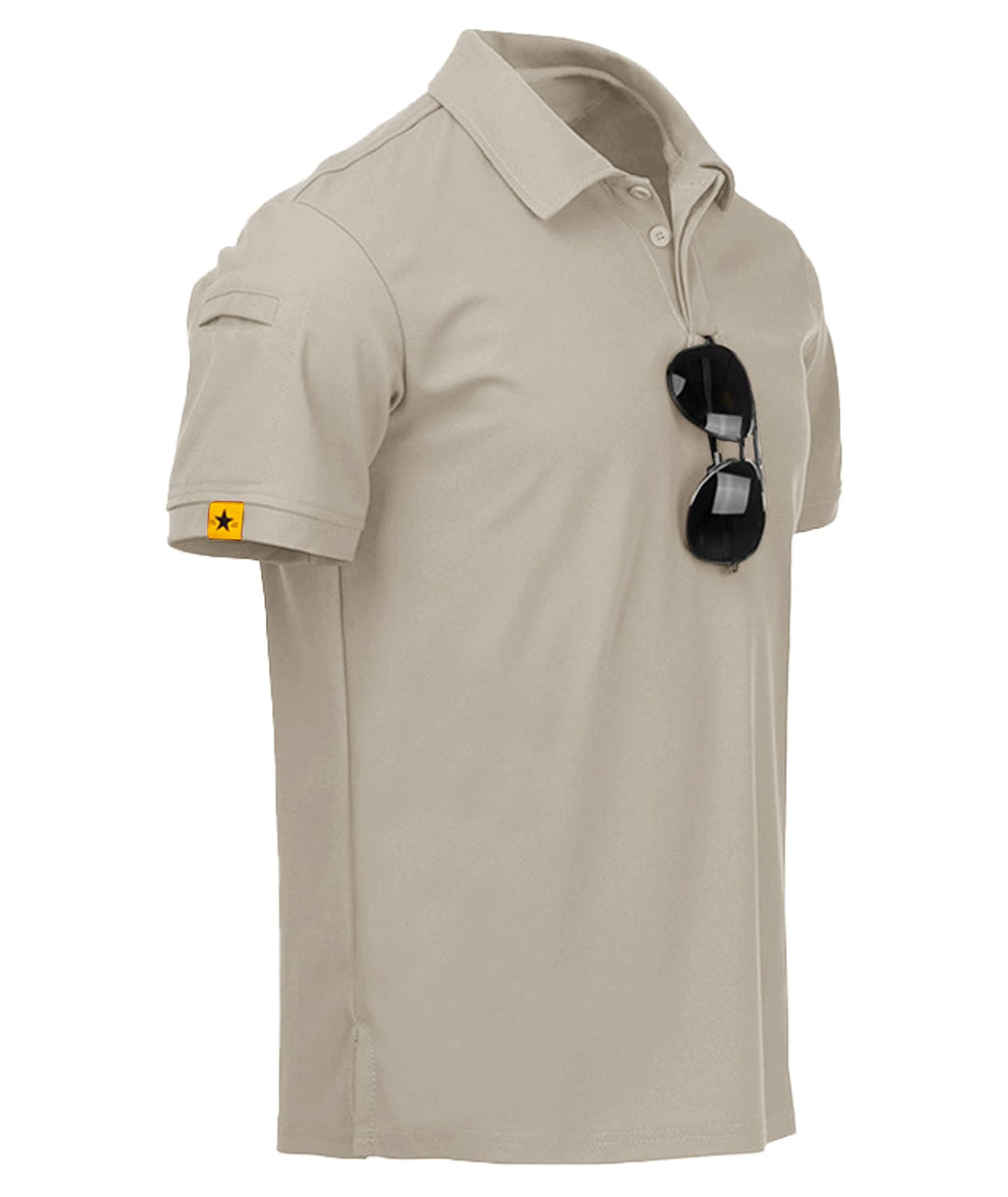 JACKETOWN Herren Kurzarm Poloshirt Schnelltrocknend Atmungsaktives Tshirt Tennis Sommer Poloshirts M