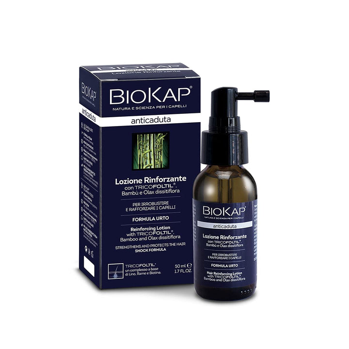 BIOKAP Stärkende Lotion 50ml INTENSIVE FORMEL | Anti-Haarausfall INTENSIVANWENDUNG 99% natürliche In