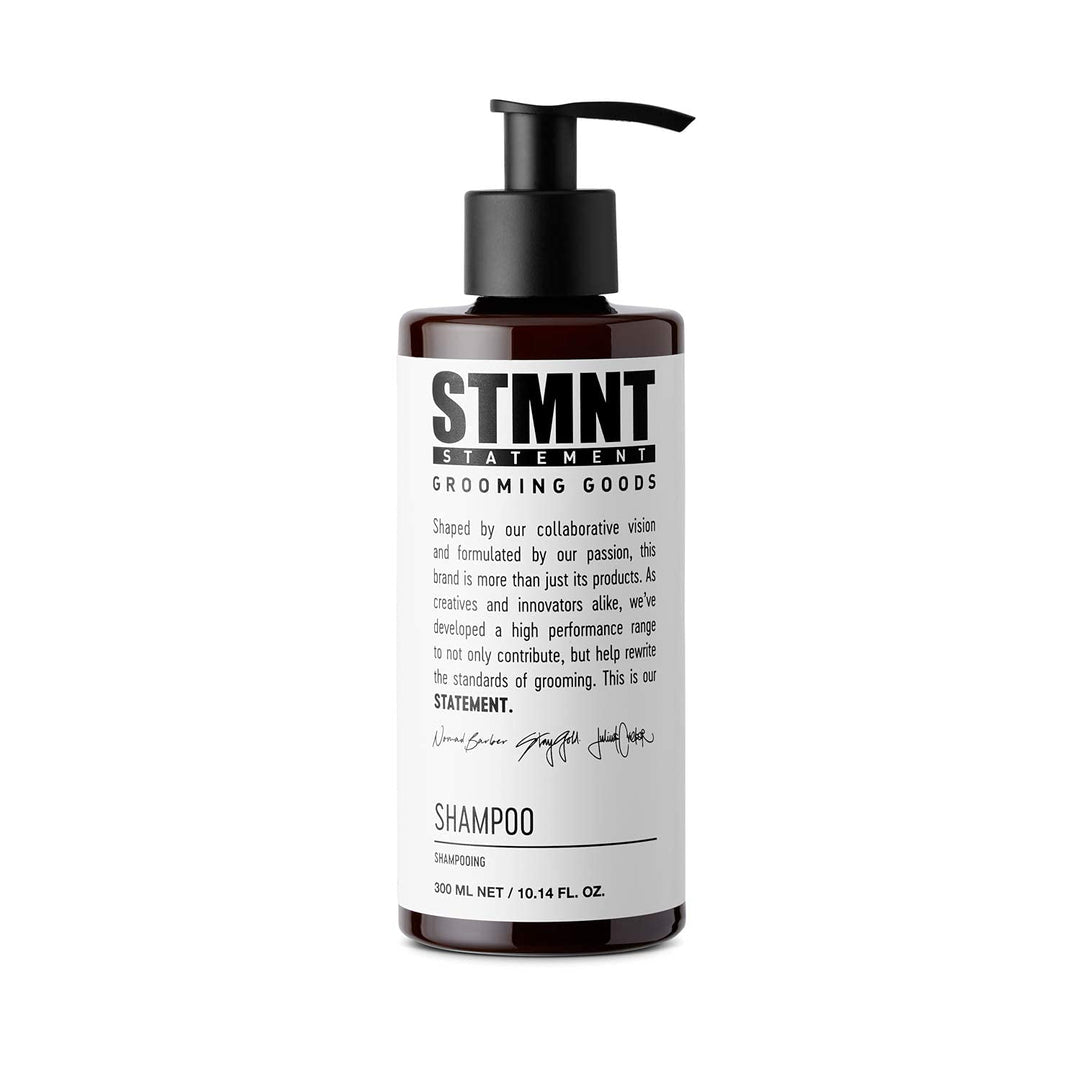 STMNT STATEMENT GROOMING GOODS Shampoo | Mit Aktivkohle & Menthol | Entfernt effektiv Produktablager