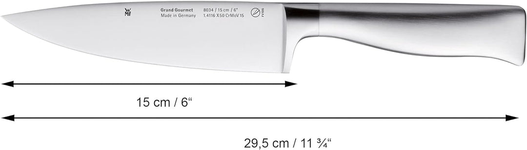 WMF Grand Gourmet Kochmesser 29,5 cm, Made in Germany, Messer geschmiedet, Performance Cut, Spezialk