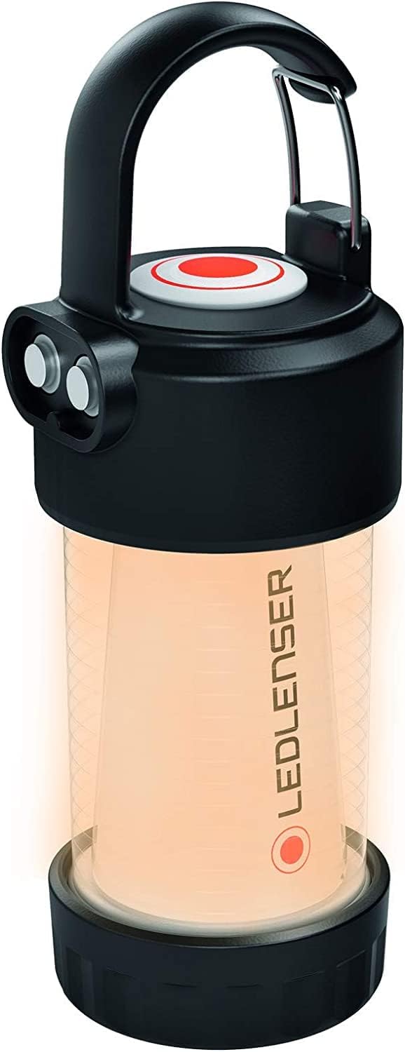 Ledlenser MH5 LED Stirn- und Handlampe in Einem & ML4 Warm Light LED Laterne, aufladbar 14500 Akku,