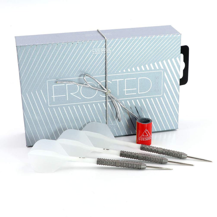 CUESOUL Dazzling 22g Stahlspitze 90% Wolframpfeil Set Mattierte Oberfläche mit ROST Flügen CSDZ-DZY0