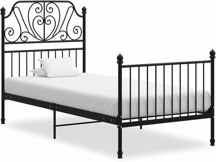 Tidyard Bettgestell Bettrahmen Metallbett Metallrahmenbett Doppelbett/Einzelbett Jugendbett Kinderbe