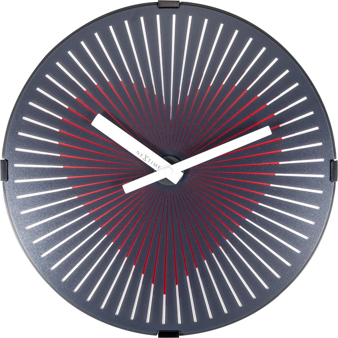 NeXtime Red 3221 Motion Heart, Metall und Kunststoff, Schwarz, 0 cm, 30 x 7 x 30 cm