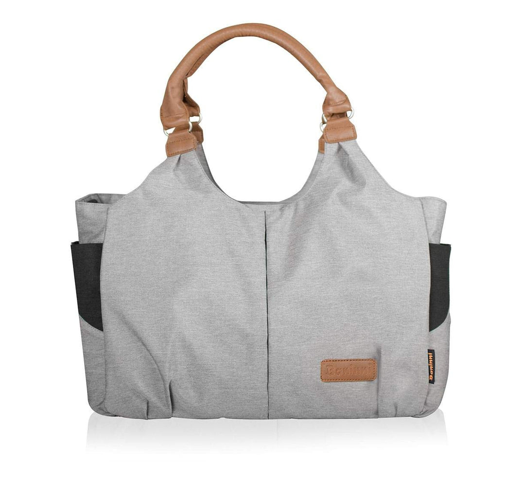 Baninni Wickeltasche Palermo Hellgrau Windeltasche Babytasche Pflegetasche