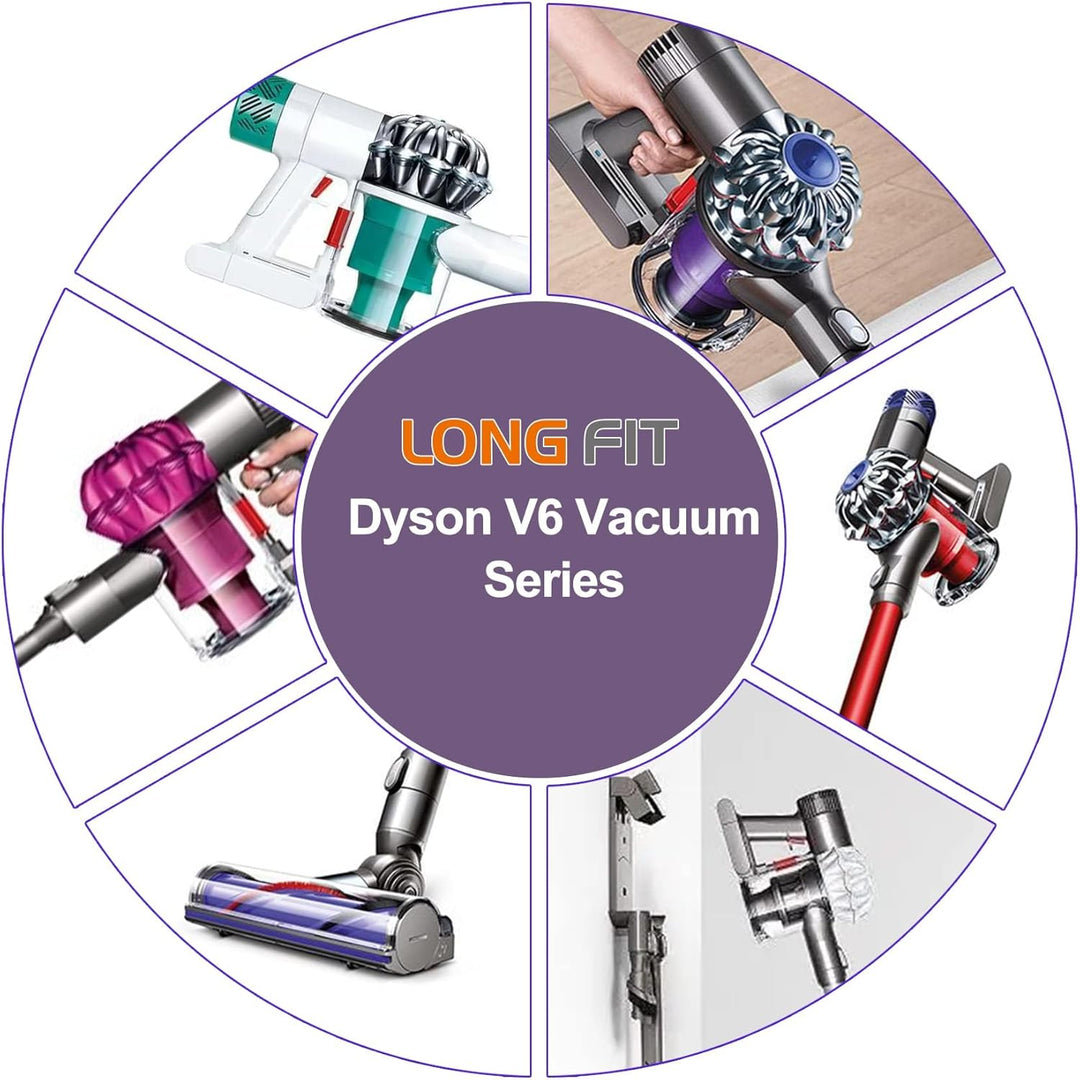 Akku für Dyson V6 DC62, LONGFIT Ersatzakku Li-ion 6500mAh Dyson V6 Animal V6 Trigger V6 Fluffy V6 Mo