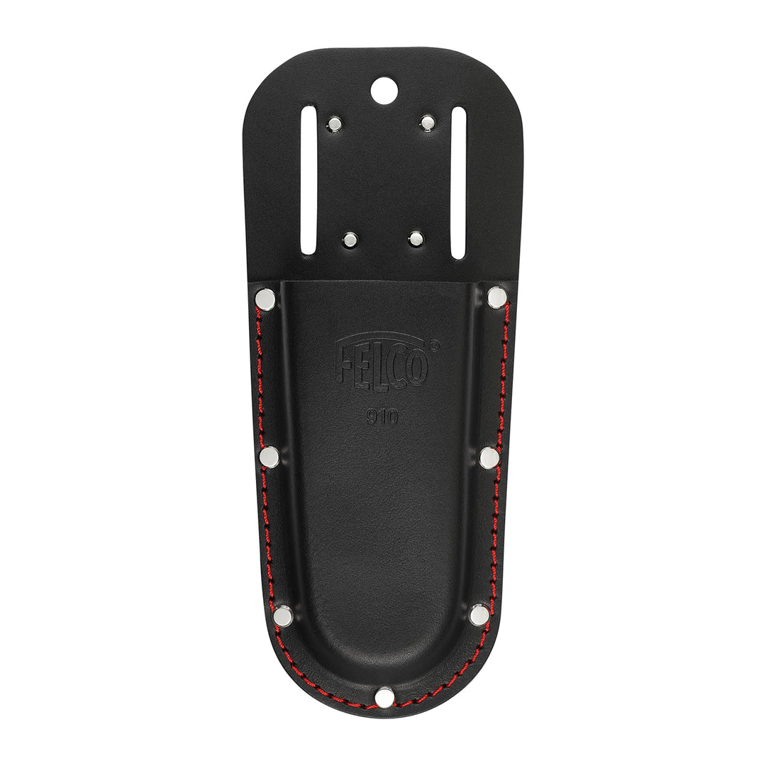 FELCO 910 Schwarz - Lederholster aus hochwertigem Material mit Gürtelclip für den praktischen Transp