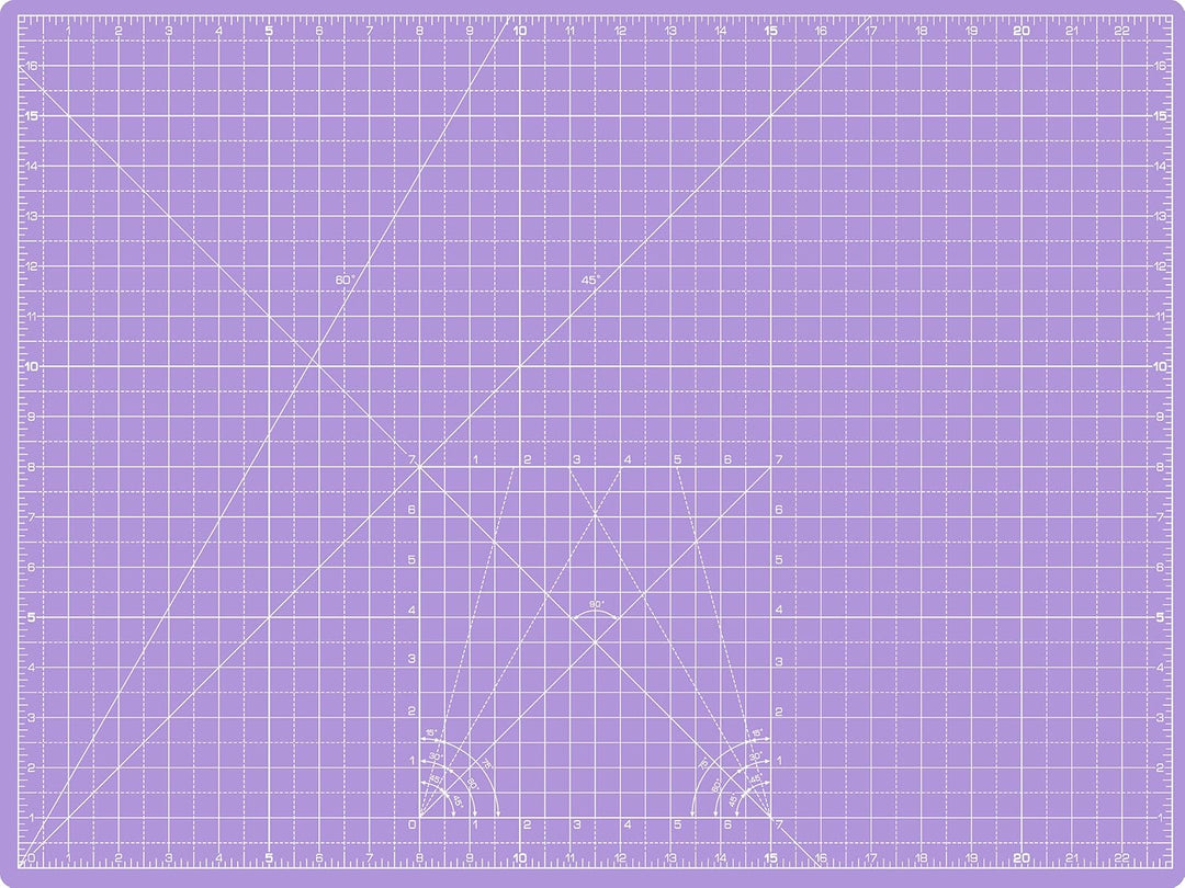 La Canilla Schneidematte A2 Selbstheilend (60x45 cm - 24x18") Cutting Mat Schneideunterlage für Bast