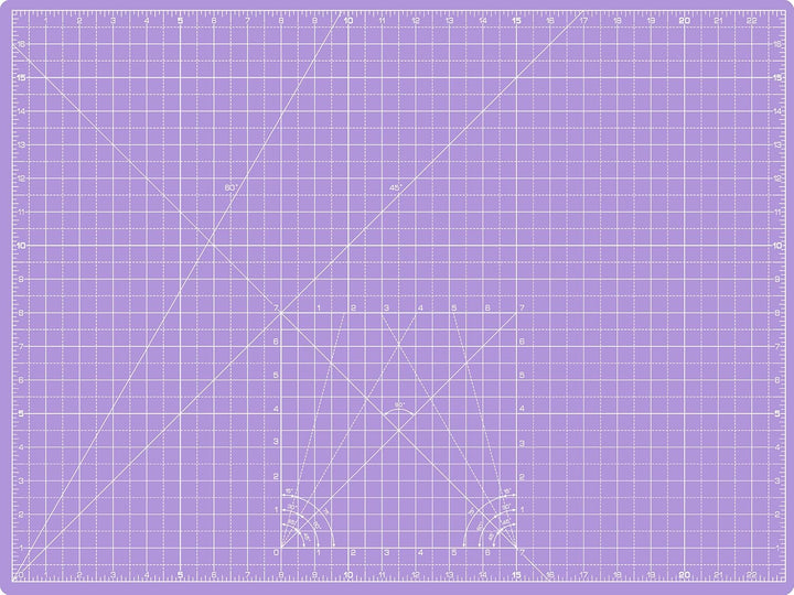 La Canilla Schneidematte A2 Selbstheilend (60x45 cm - 24x18") Cutting Mat Schneideunterlage für Bast