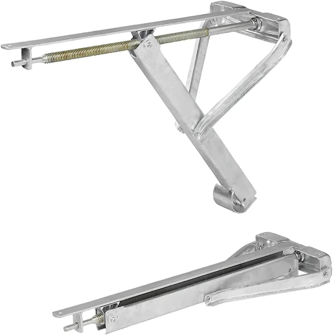 Ausdrehstütze Wohnwagen Wohnwagenstützen Kurbel Stützen Anhängerstütze (800kg 605x260mm H:500mm), 80