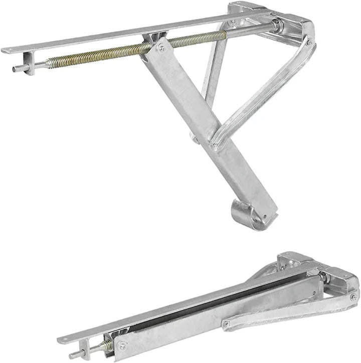 Ausdrehstütze Wohnwagen Wohnwagenstützen Kurbel Stützen Anhängerstütze (800kg 605x260mm H:500mm), 80