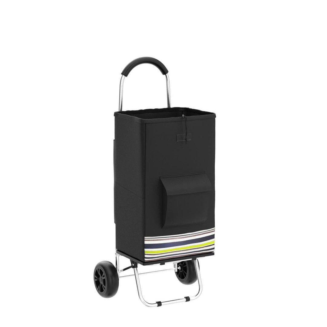 wilbest® Einkaufstrolley, Klappbarer bis 50kg Einkaufswagen Wasserdichter 75L Einkaufstasche Shoppin
