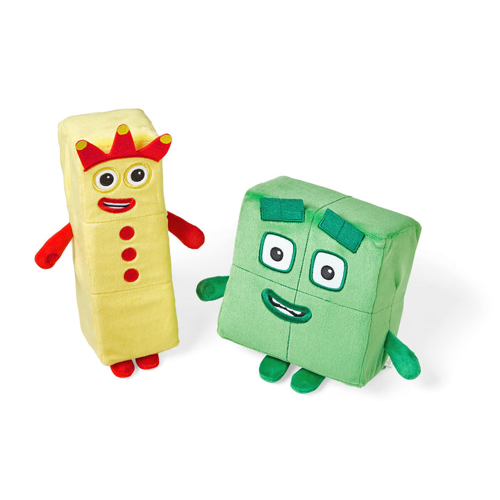 Learning Resources Verspielte Freunde: Numberblocks Drei und Vier, Numberblocks-Plüschfiguren Drei u