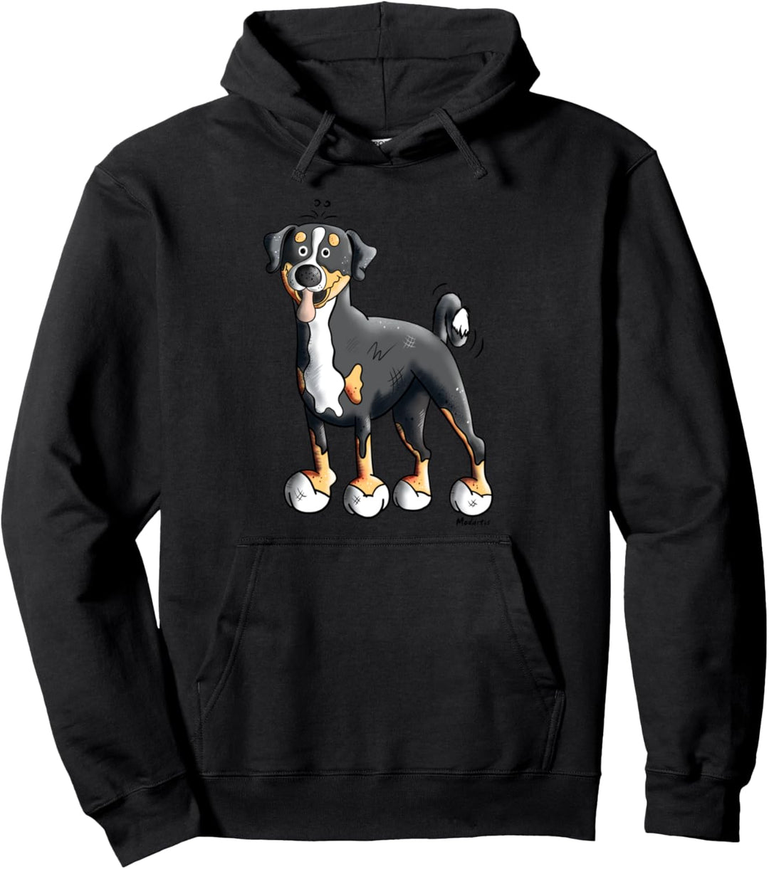 Happy Appenzeller Sennenhund I Hundefreund Fun Geschenk Pullover Hoodie