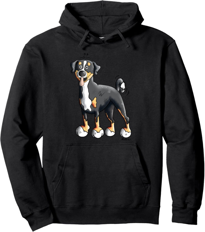 Happy Appenzeller Sennenhund I Hundefreund Fun Geschenk Pullover Hoodie
