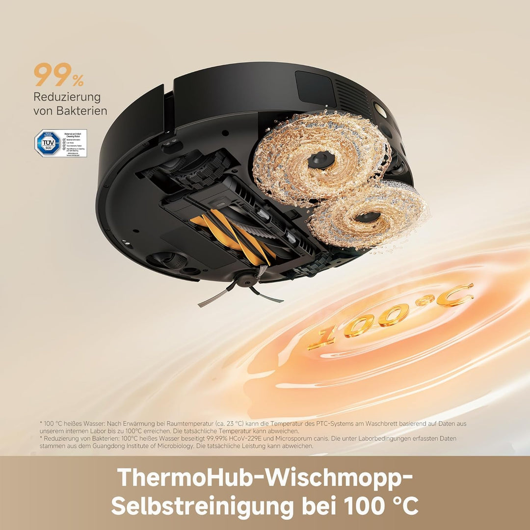 dreame L50s Pro Ultra Saugroboter mit Wischfunktion 100 Tage automatische Leerung, Mopp-Selbstreinig