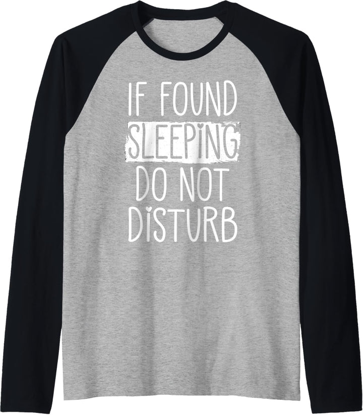 Kids Sleeping Pajamas Funny Top Girl Pajama Boy Girls Boys Raglan